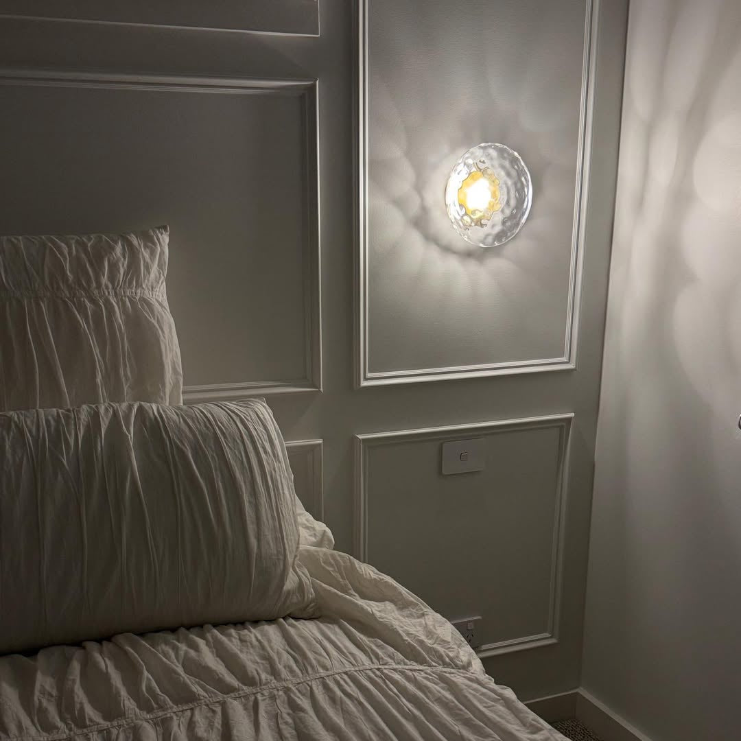 Nordic Round Design Ceto Glass Wall Light