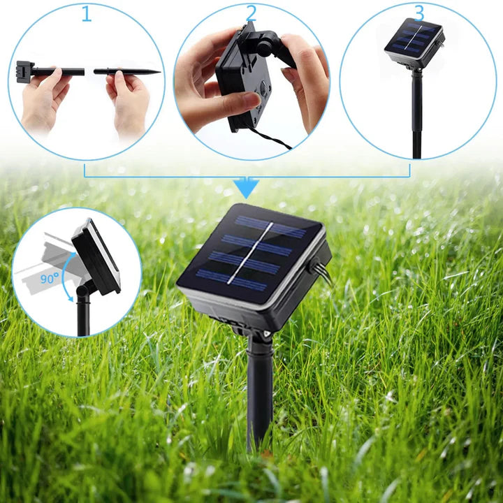 Solar Garden Flower Light