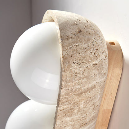 Astra Modern Travertine Wall Light