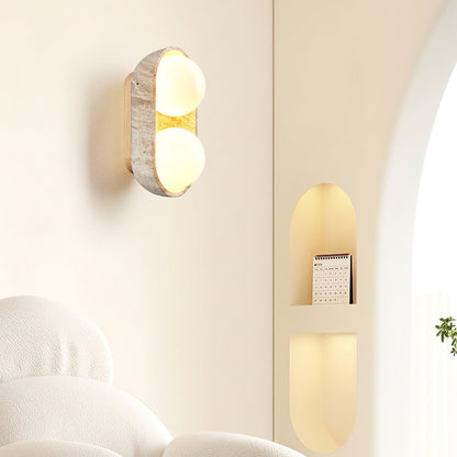 Astra Modern Travertine Wall Light
