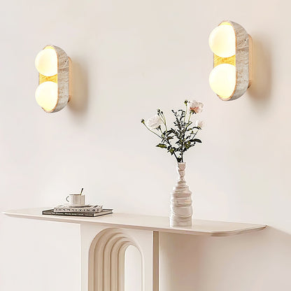 Astra Modern Travertine Wall Light