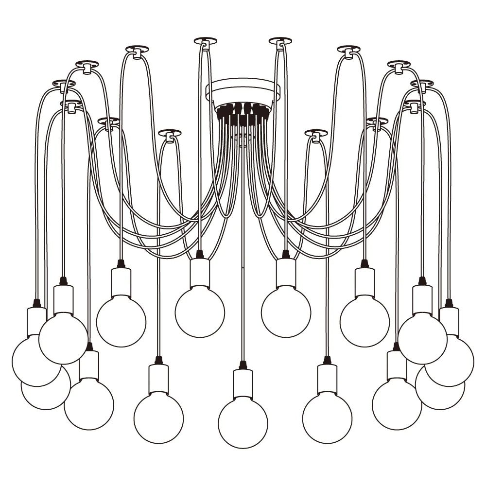 Spider Ceiling Chandelier