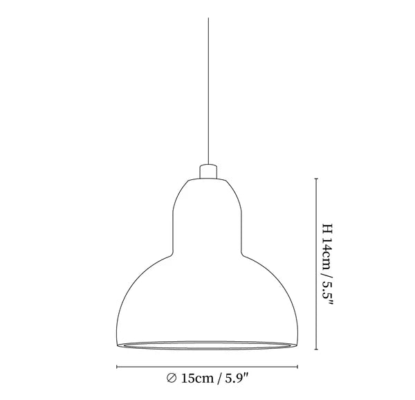 Lampada a sospensione in pietra naturale travertino