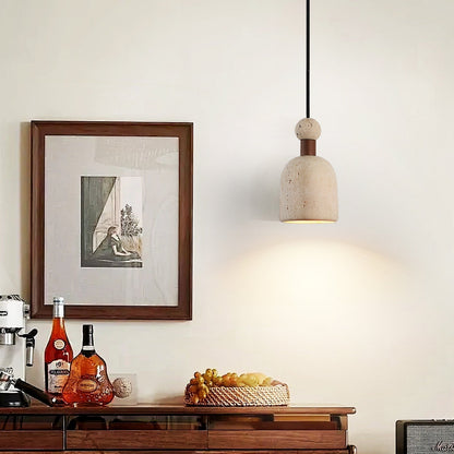 Aris Modern Travertine Pendant Light