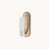 Sigrid Japandi Travertine Wall Light on white background