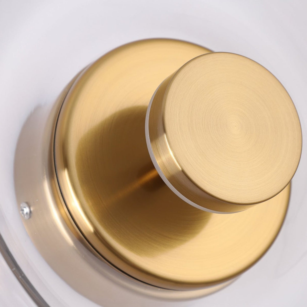 The Shimmering Glow Premium Minimalist Brass Wall Light