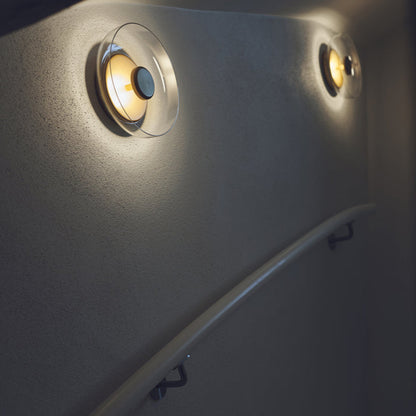 The Shimmering Glow Premium Minimalist Brass Wall Light