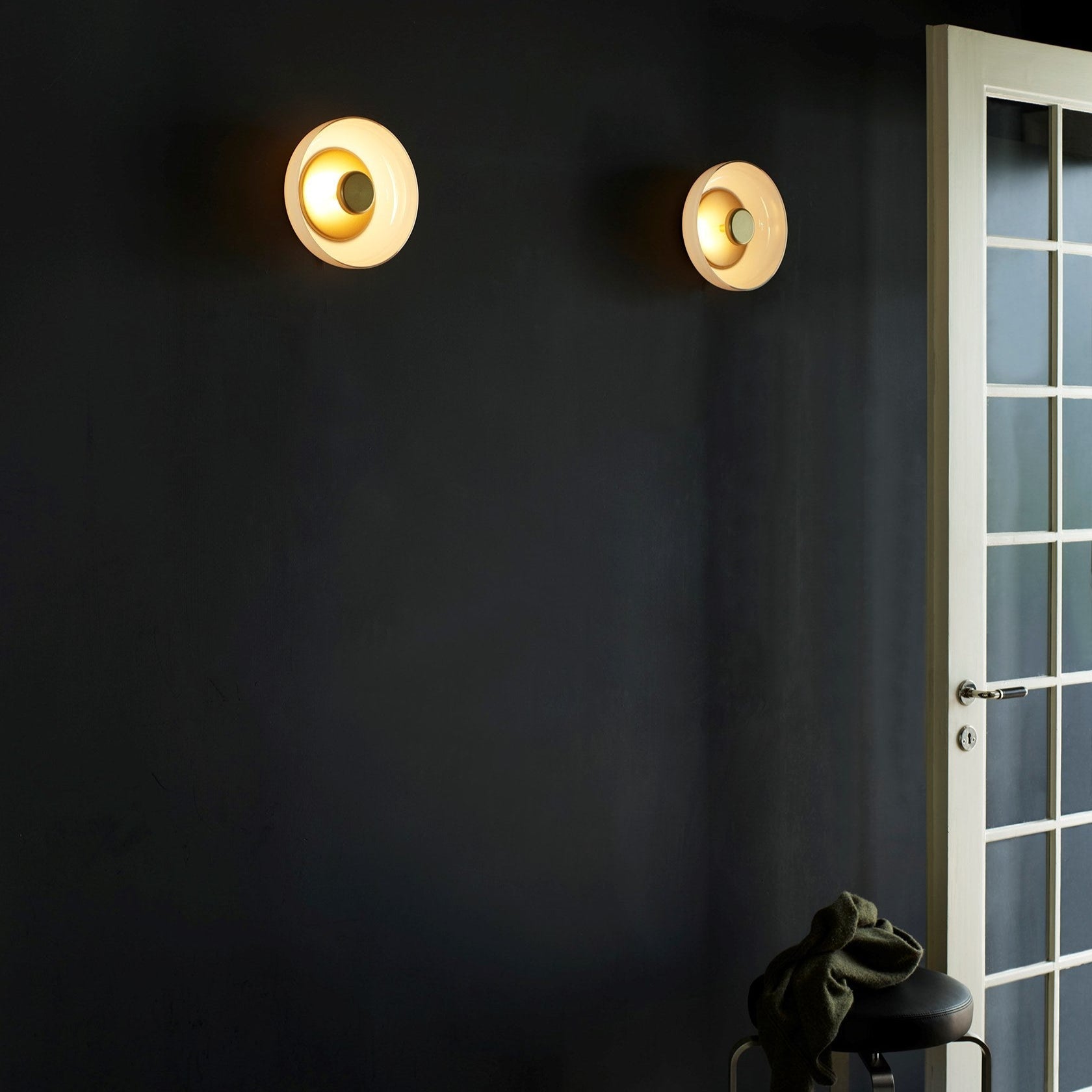 The Shimmering Glow Premium Minimalist Brass Wall Light