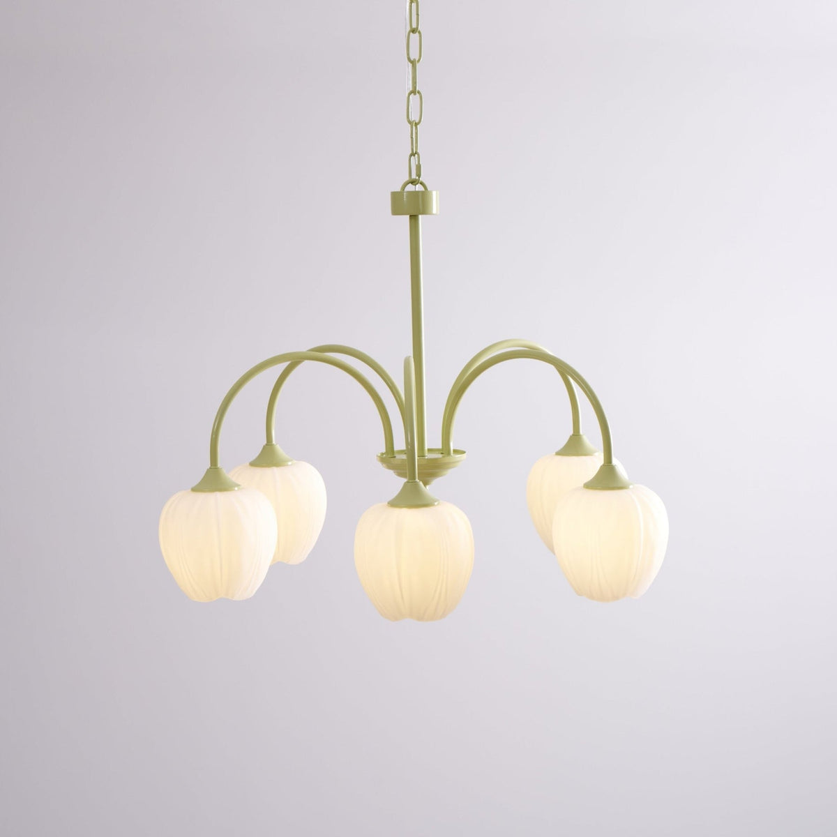 Tulipa Matcha Nordic Glass Chandelier