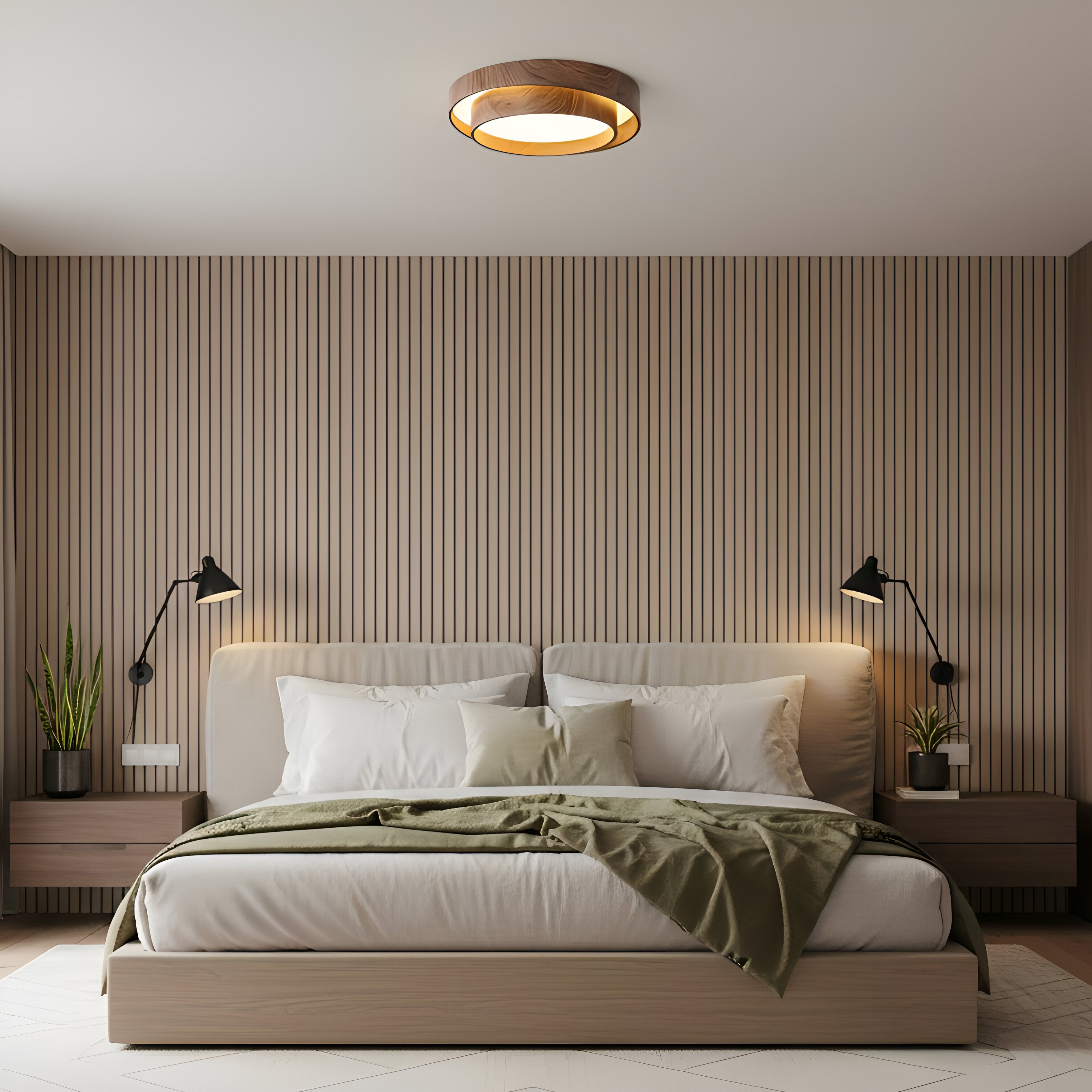 Vaako Nordic Acrylic LED Ceiling Light