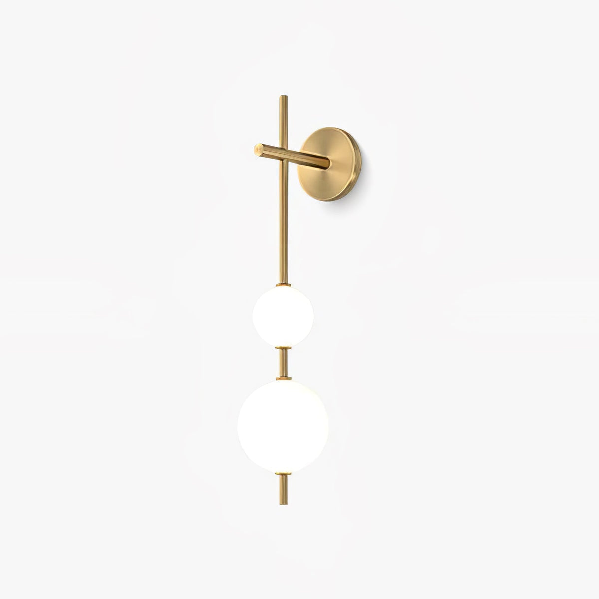 Evelia Nordic Vertical Plastic Globe Wall Light
