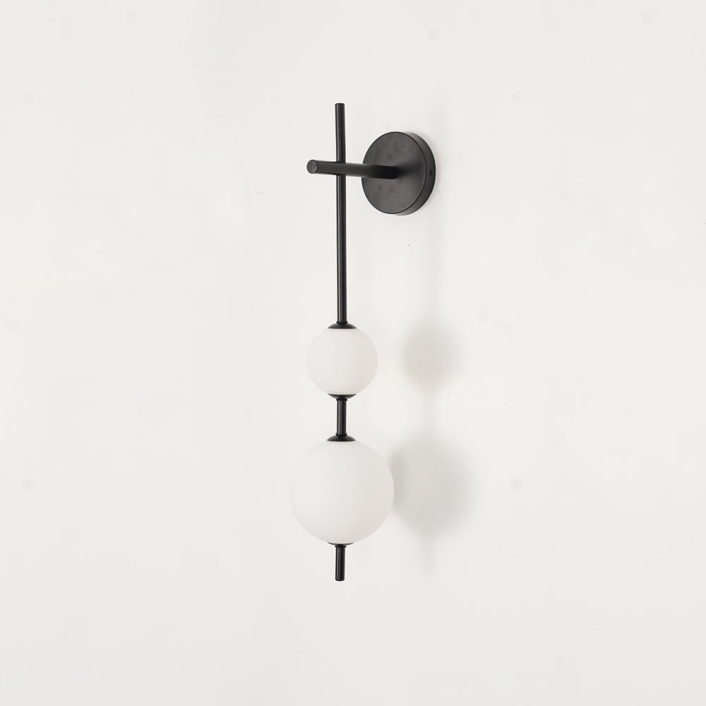 Evelia Nordic Vertical Plastic Globe Wall Light