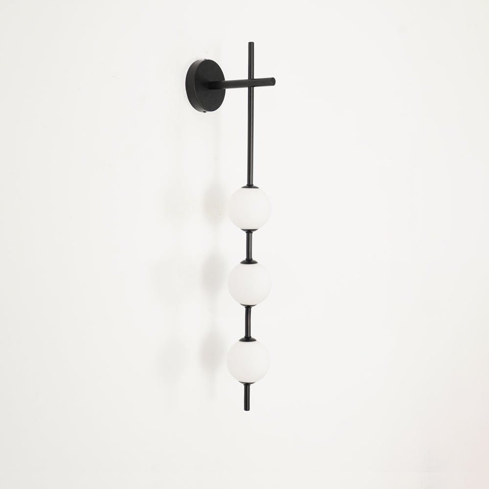 Evelia Nordic Vertical Plastic Globe Wall Light