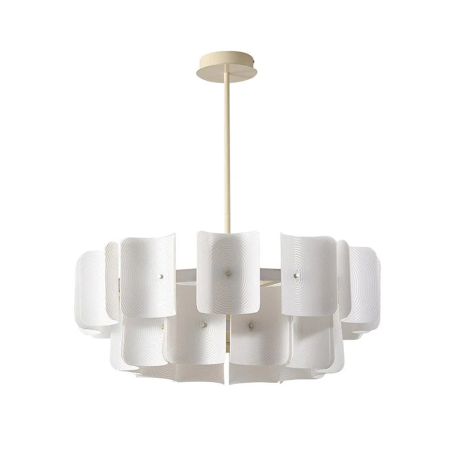 Chandelier LED Vitre Rond Créatif Moderne