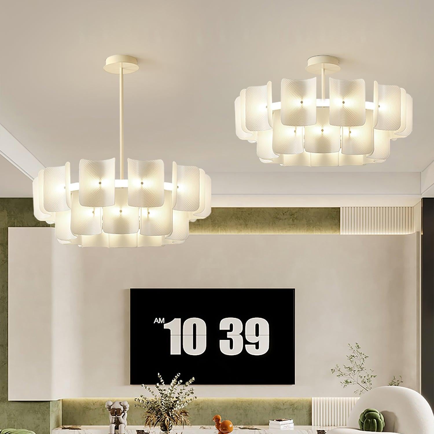 Modern Creative Round Vitre LED Chandelier