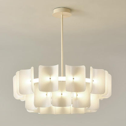 Chandelier LED Vitre Rond Créatif Moderne