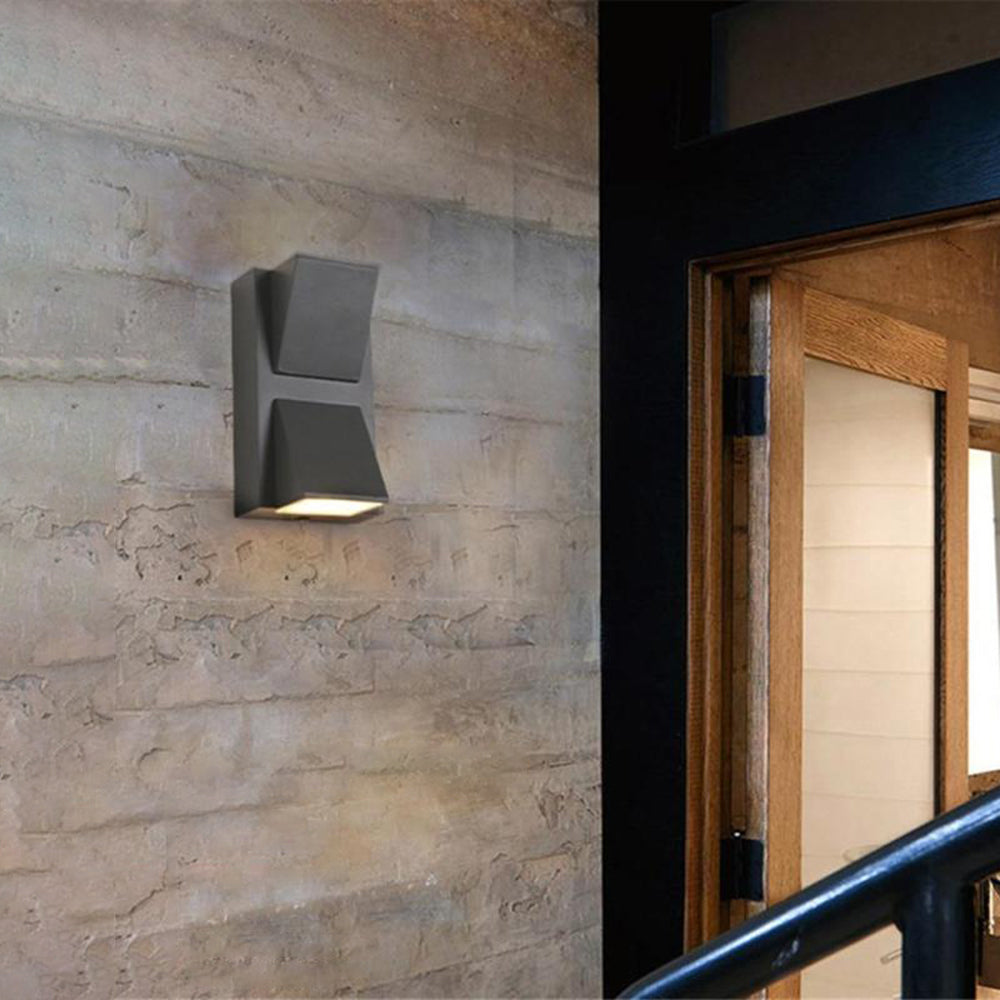 Lámpara de pared exterior LED moderna, duradera y a prueba de agua IP65