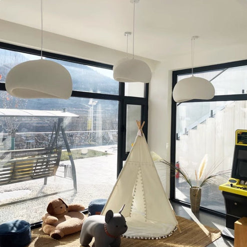 Wabi Sabi Cloud Burst Japandi Pendant Light