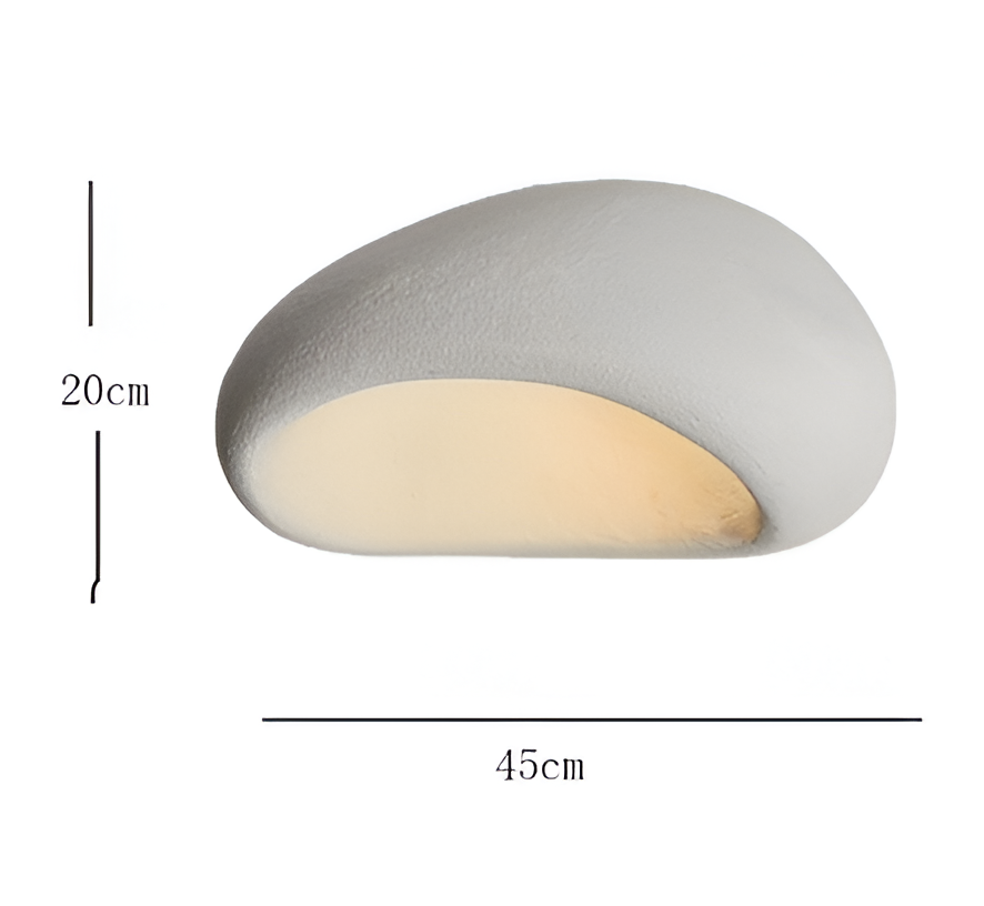 Lampada da soffitto LED in stile giapponese Wabi Sabi minimalista nordico