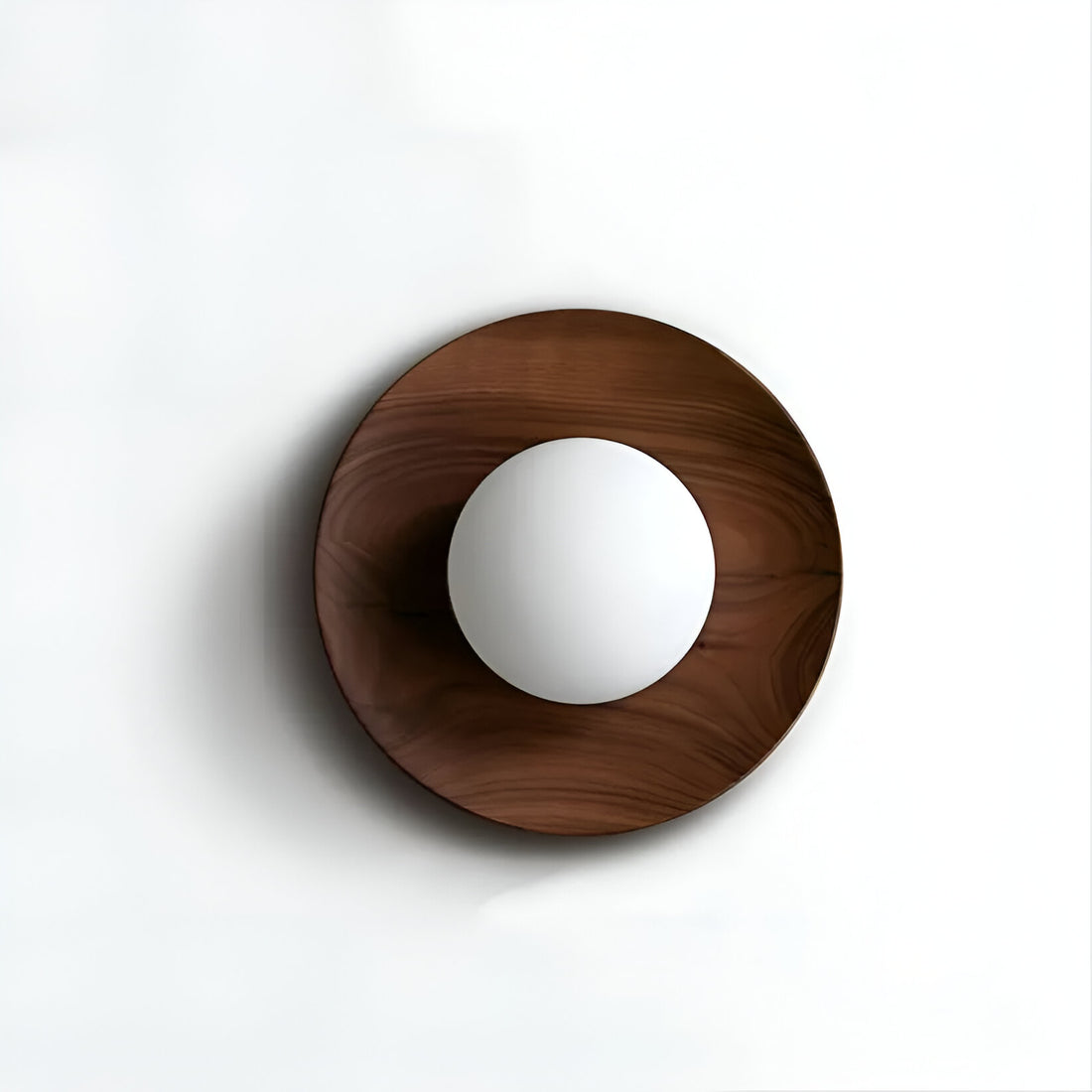 Nordic Minimalist Natural Wood LED Wall Light