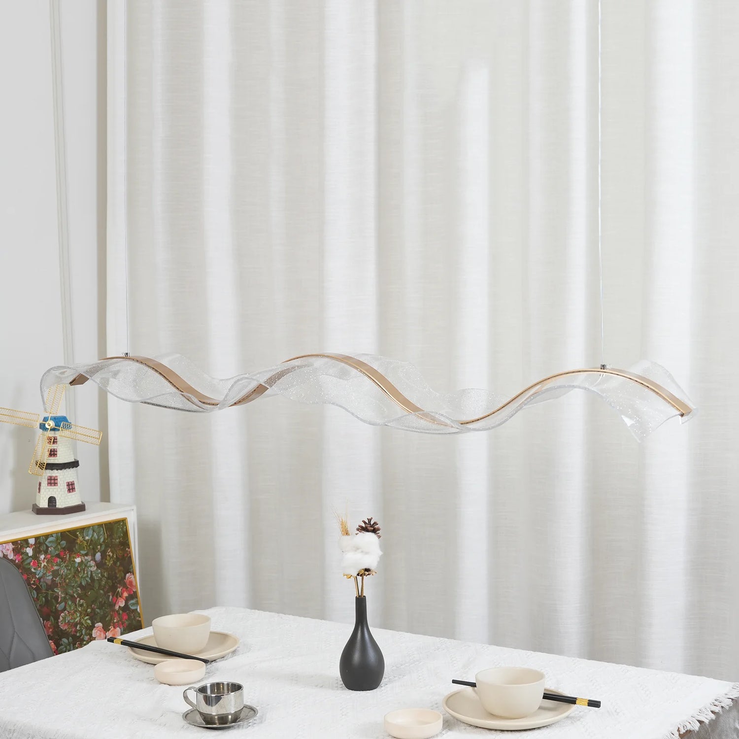 Ondine Ripple Nordic LED Pendant Light