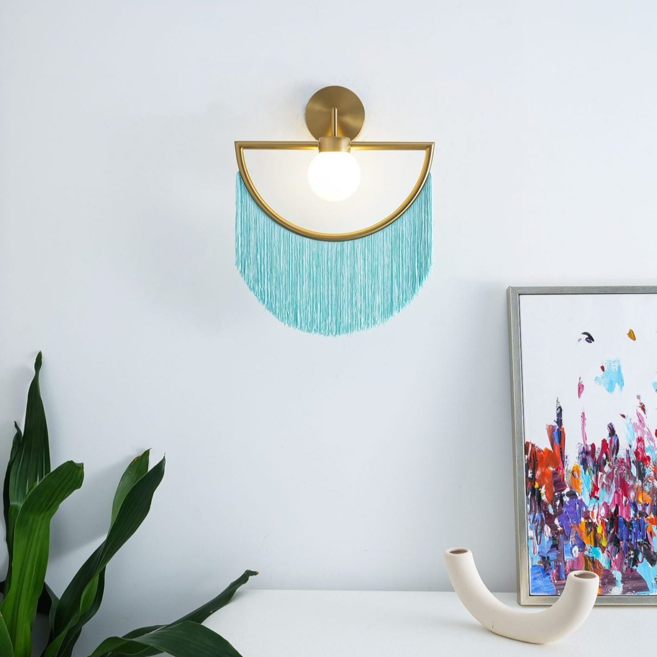 Retro Wink Tassel Wall Lamp