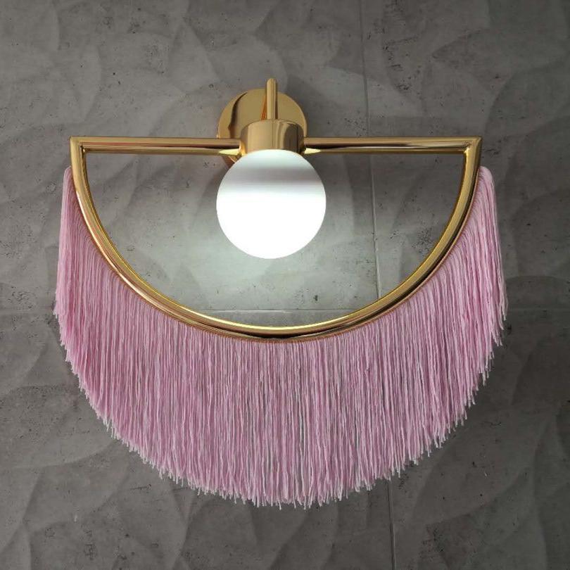 Retro Knipoog Tassel Wandlamp