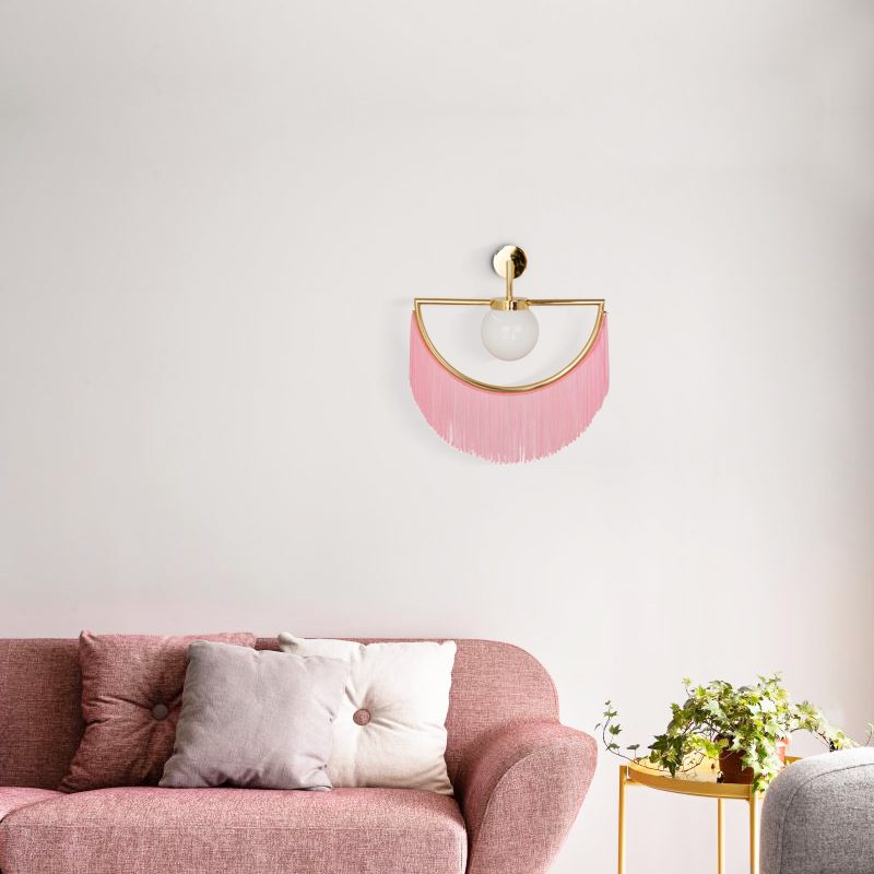 Retro Wink Tassel Wall Lamp