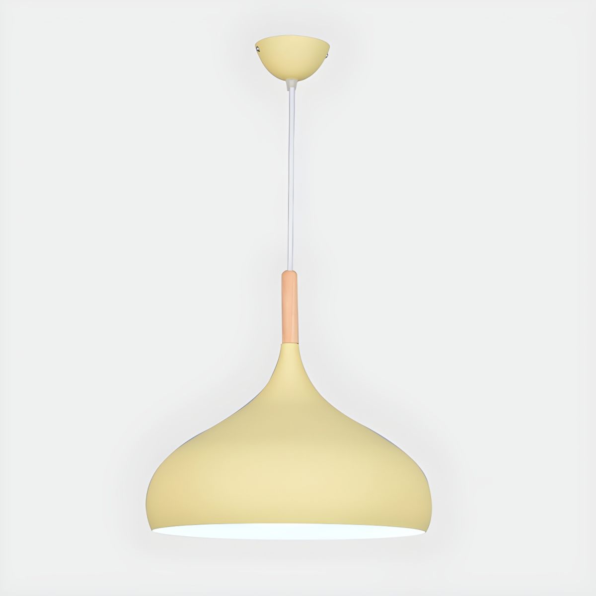 Nordic Wooden and Aluminum Pendant Light