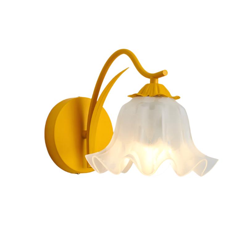 French Flower Wall Sconce Light