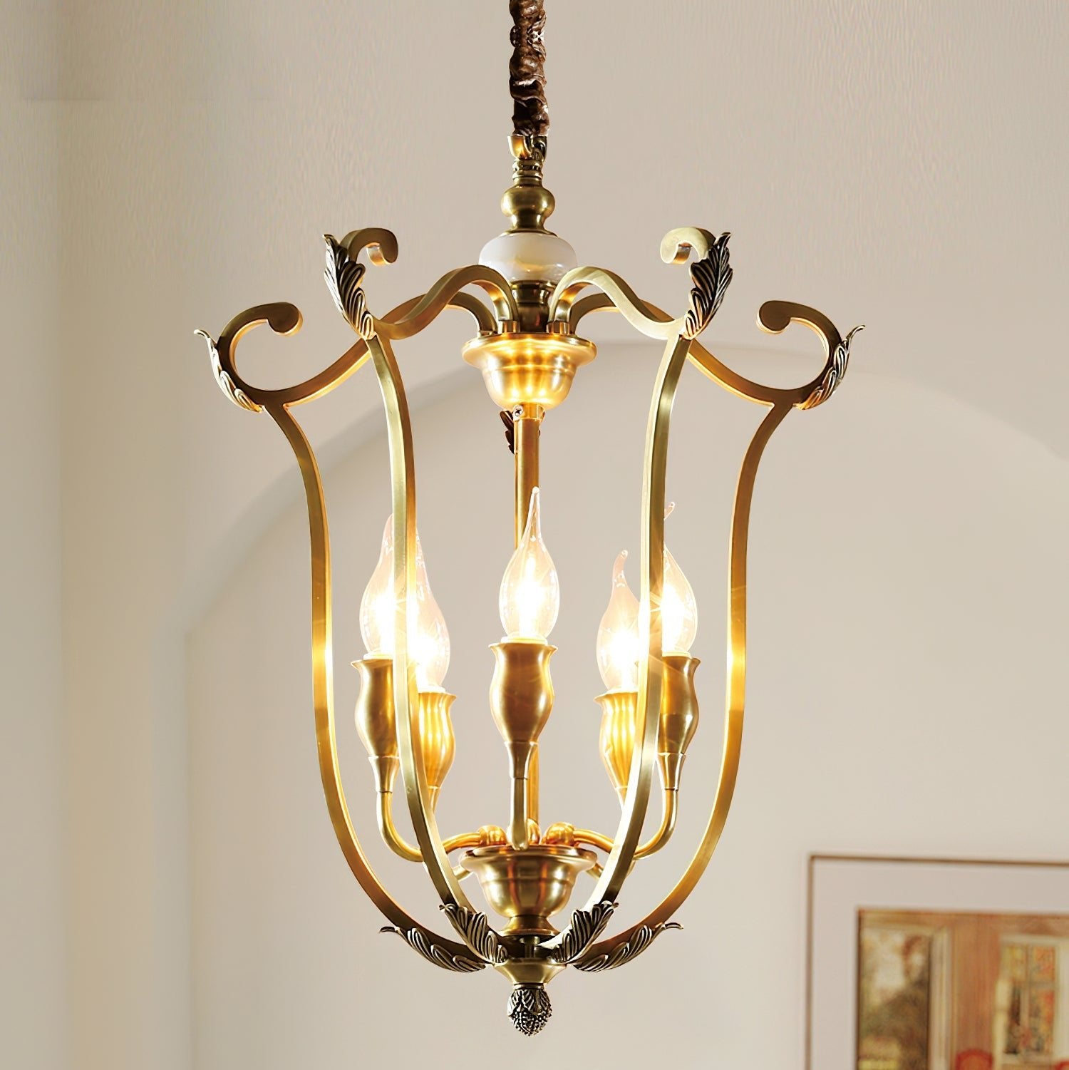 Farmhouse Lantern Pendant Lamp