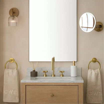 Cooper Radiance Minimalist Ribbed Glass Wall Light