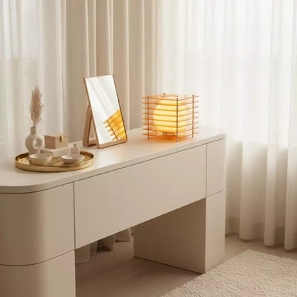 Selene Layered Moon Modern Acrylic Table Lamp