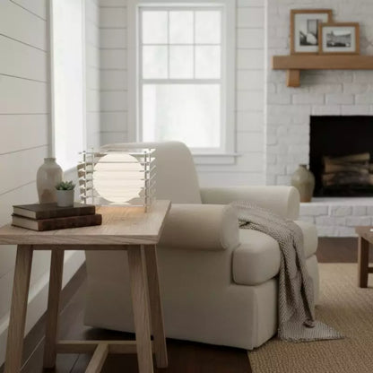 Selene Layered Moon Modern Acrylic Table Lamp