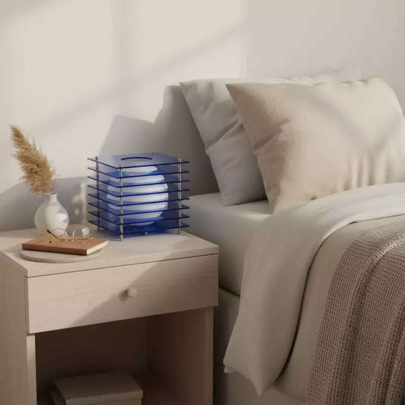 Selene Layered Moon Modern Acrylic Table Lamp