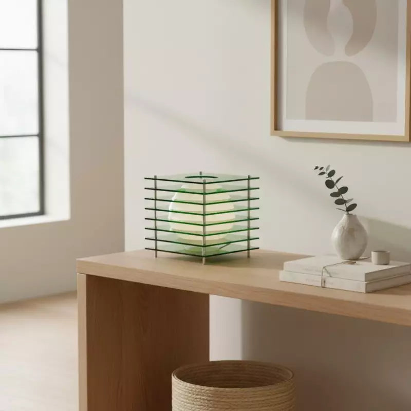 Selene Layered Moon Modern Acrylic Table Lamp
