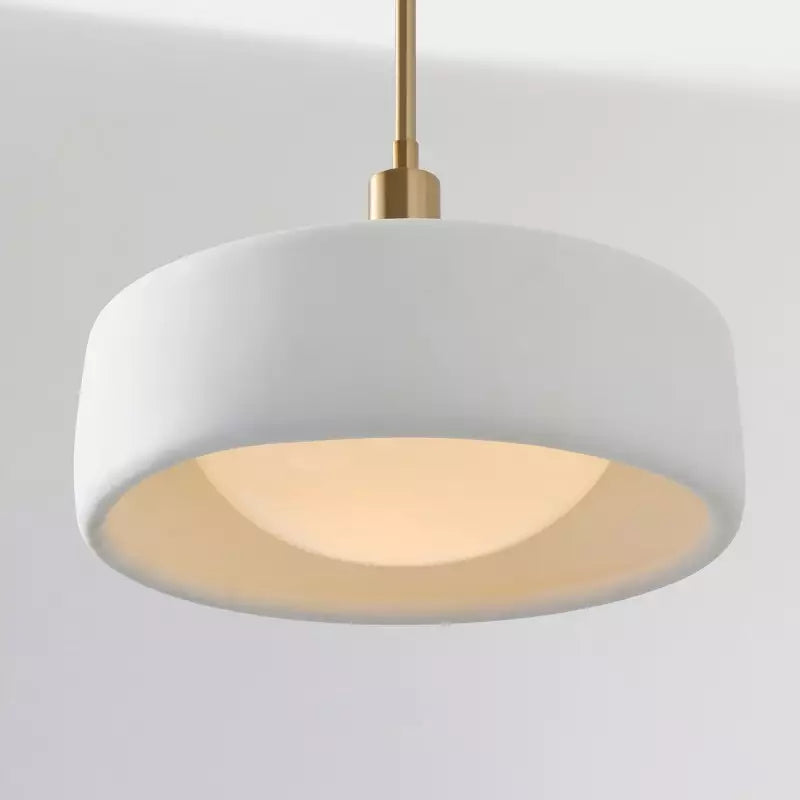 Arden Ivory Modern Porcelain Pendant Light