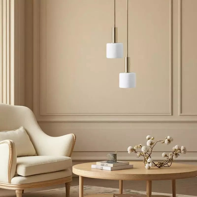 Arden Ivory Modern Porcelain Pendant Light
