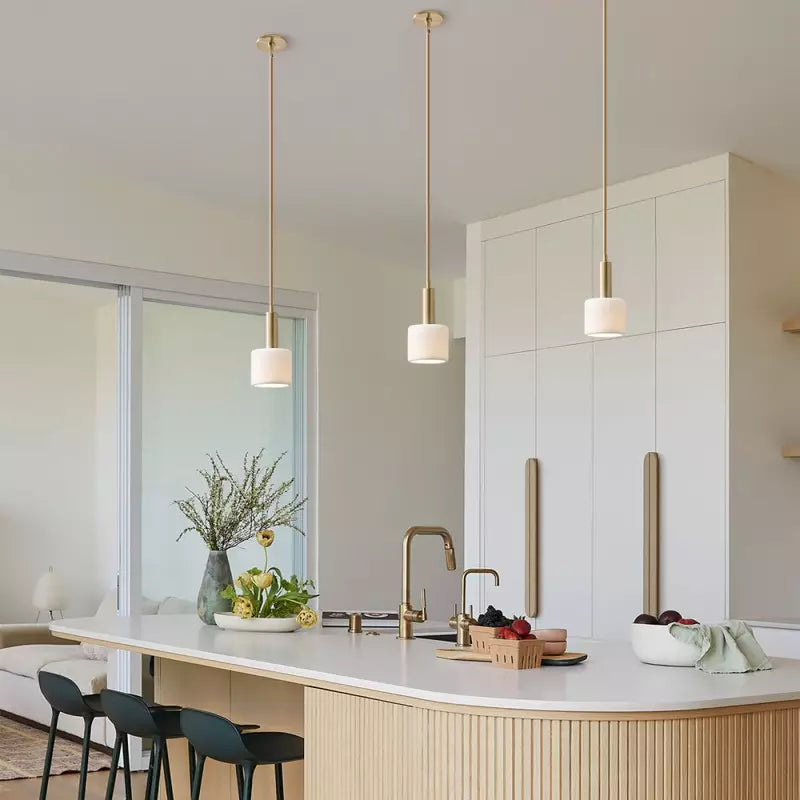 Arden Ivory Modern Porcelain Pendant Light