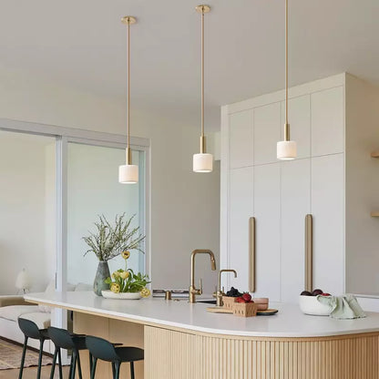 Arden Ivory Modern Porcelain Pendant Light