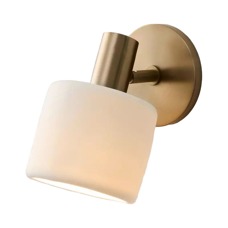 Arden Ivory Modern Porcelain Wall Light