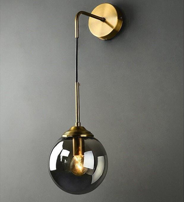 Shiny Nordic Globe Wall Lamp