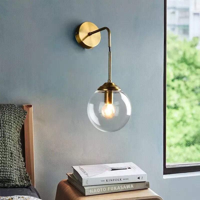 Shiny Nordic Globe Wall Lamp