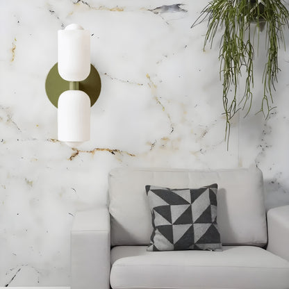 Elegance Cream Acrylic Metal Base Minimalist Wall Light