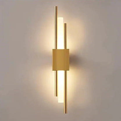 LuminArt - Stylische Schwarz/Gold LED Lampe