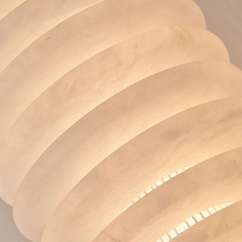 Scandinavian Round Hollow Acrylic LED Pendant Light