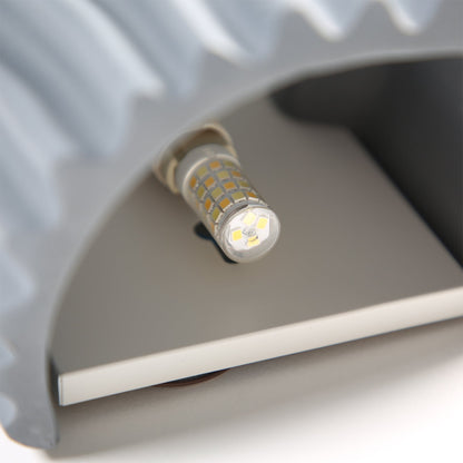 Clarity Curve Japandi Resin Wall Light