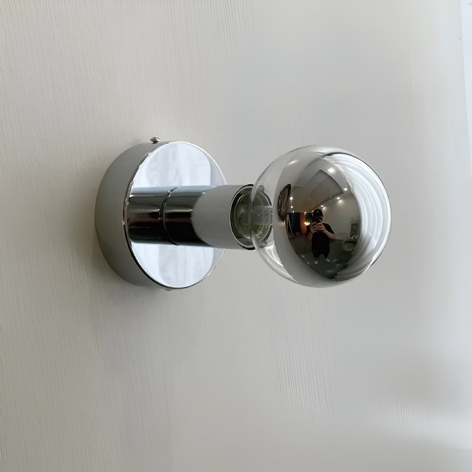 Bonnie Retro Iron Spherical Glass Wall Light