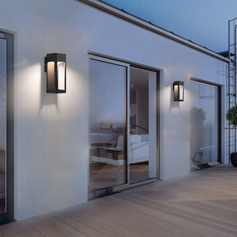 Modern Waterproof Minimalist Geometric Outdoor Wall Light