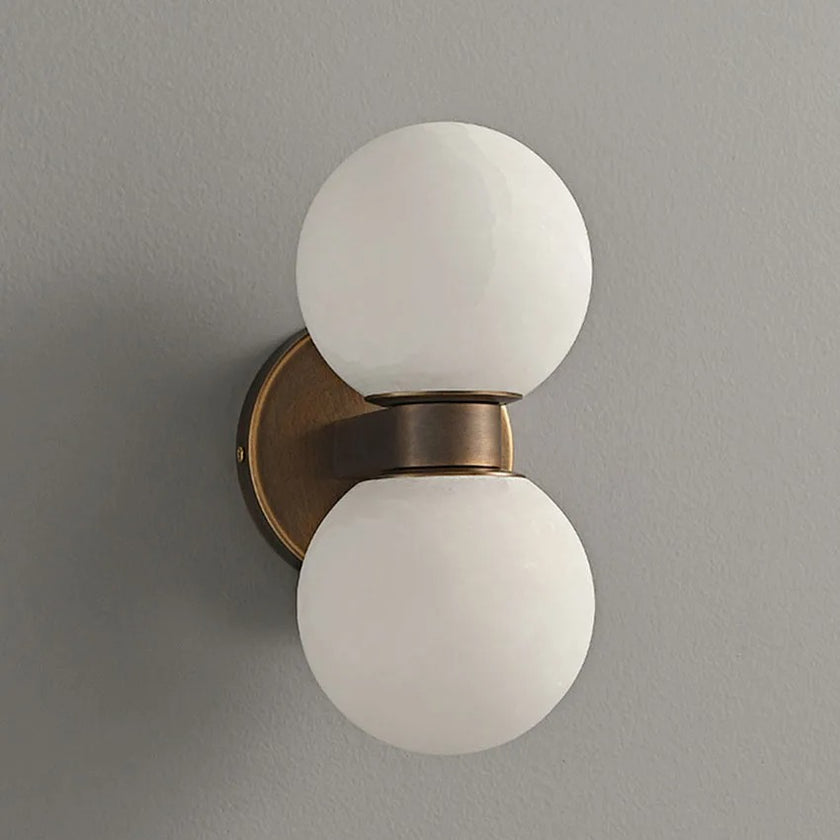 Tabadal Double-Headed Modern Marble Wall Light